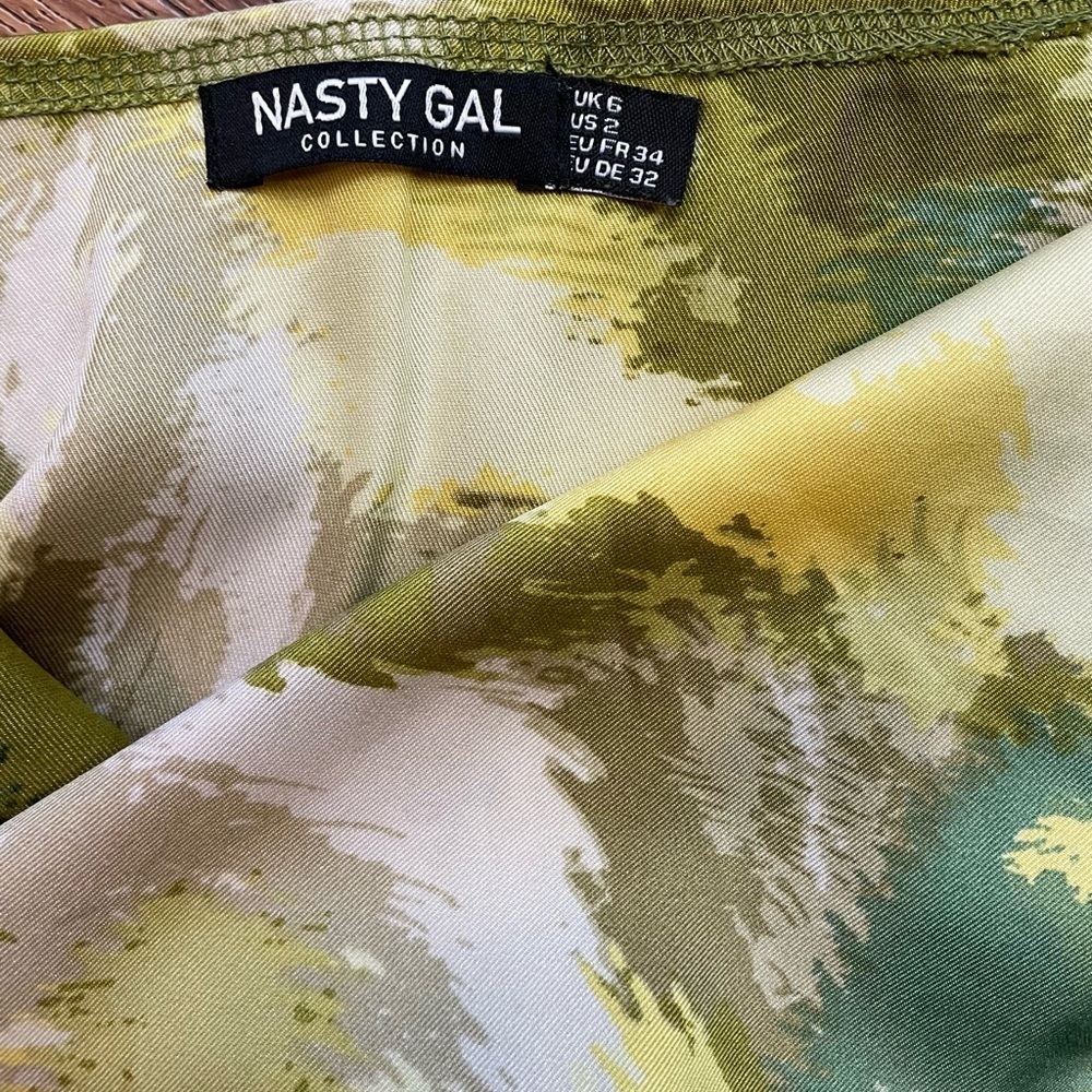 Nasty Gal Drape Silky Cami Top by - Picture 2 of 11
